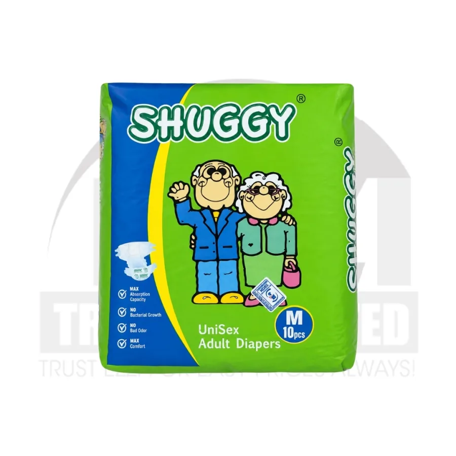 Shuggy Adult Diapers 10's - Medium