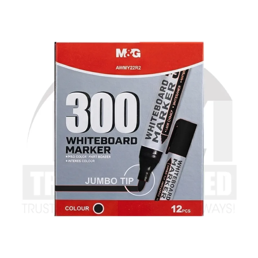 M&G 22R2 Whiteboard Marker - Black