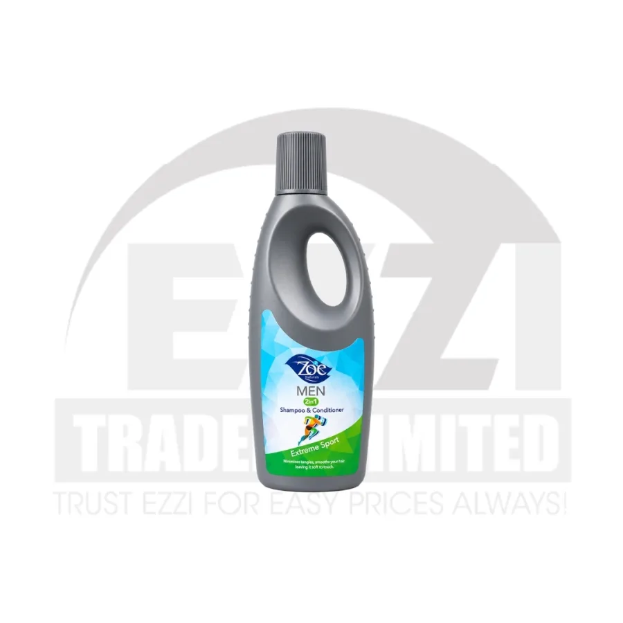 Zoe Men's 2-in-1 Extreme Sport Shampoo & Conditioner - 500ml