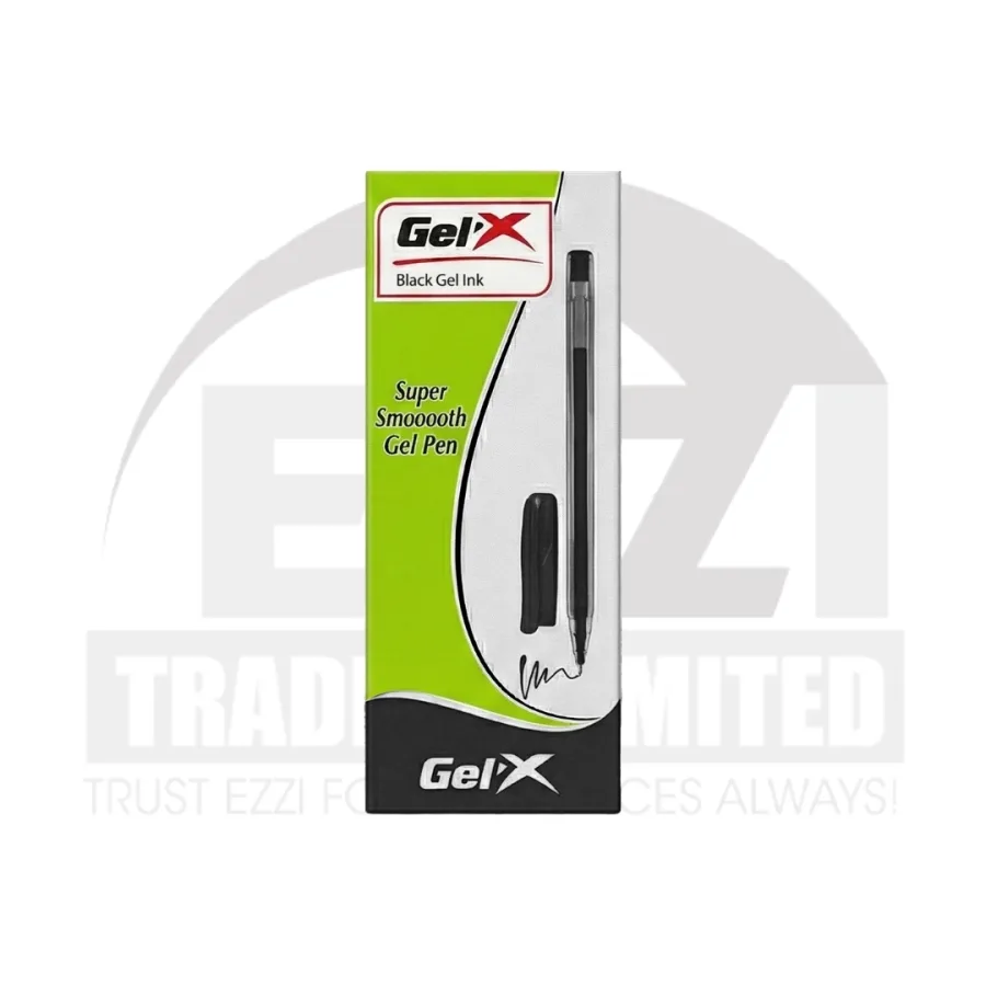 Gel-X Pen - Black (Box of 12)