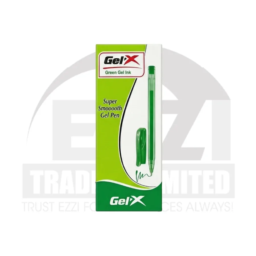 Gel-X Pen - Green (Box of 12)
