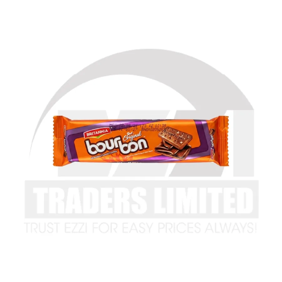 Britannia Original Bourbon Biscuits (Box of 36 x 2 Pcs)