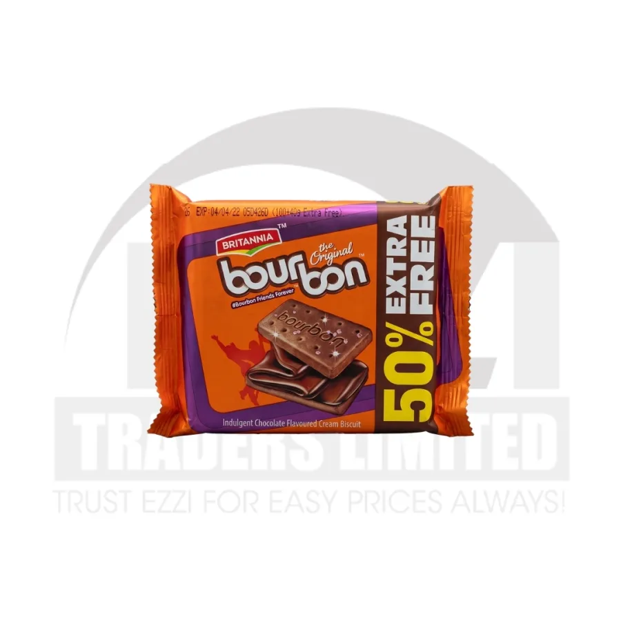 Britannia Bourbon Biscuits (Promo-pack) - 100g