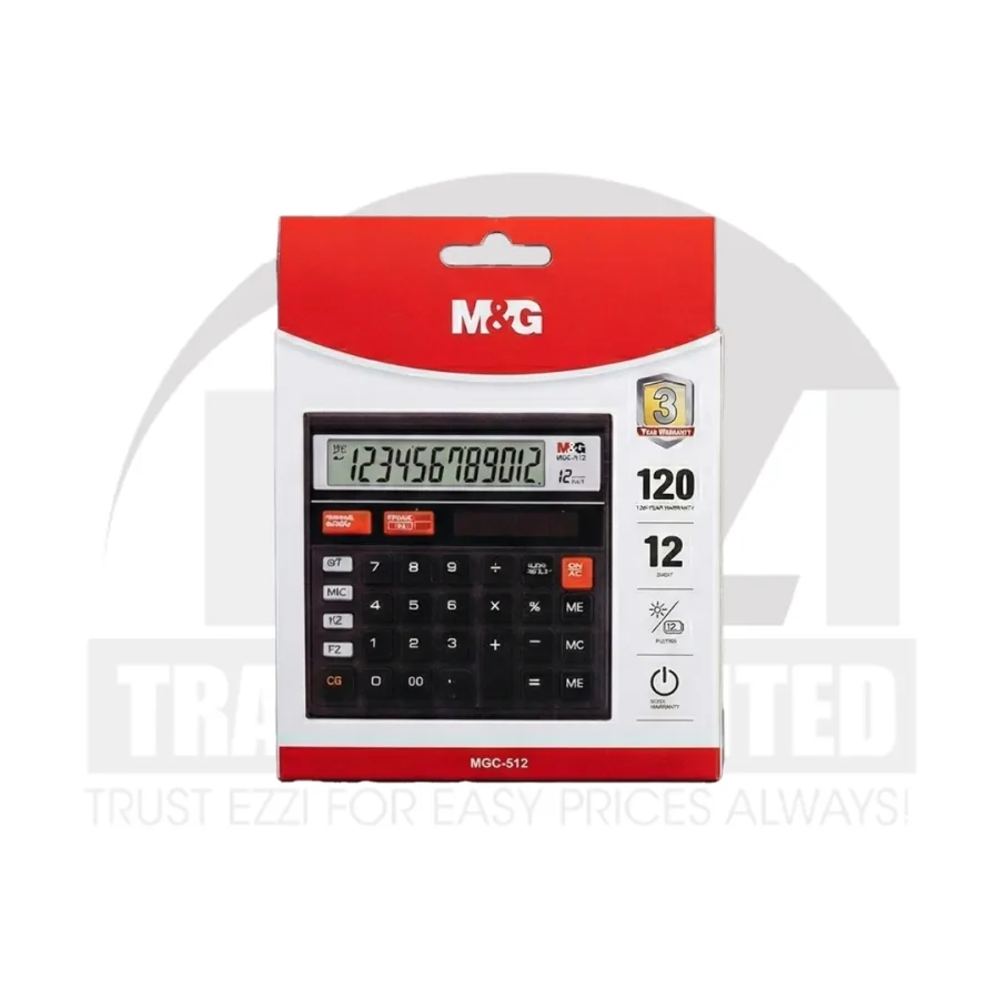 M&G 81K4 Desktop Calculator - 12 Digits