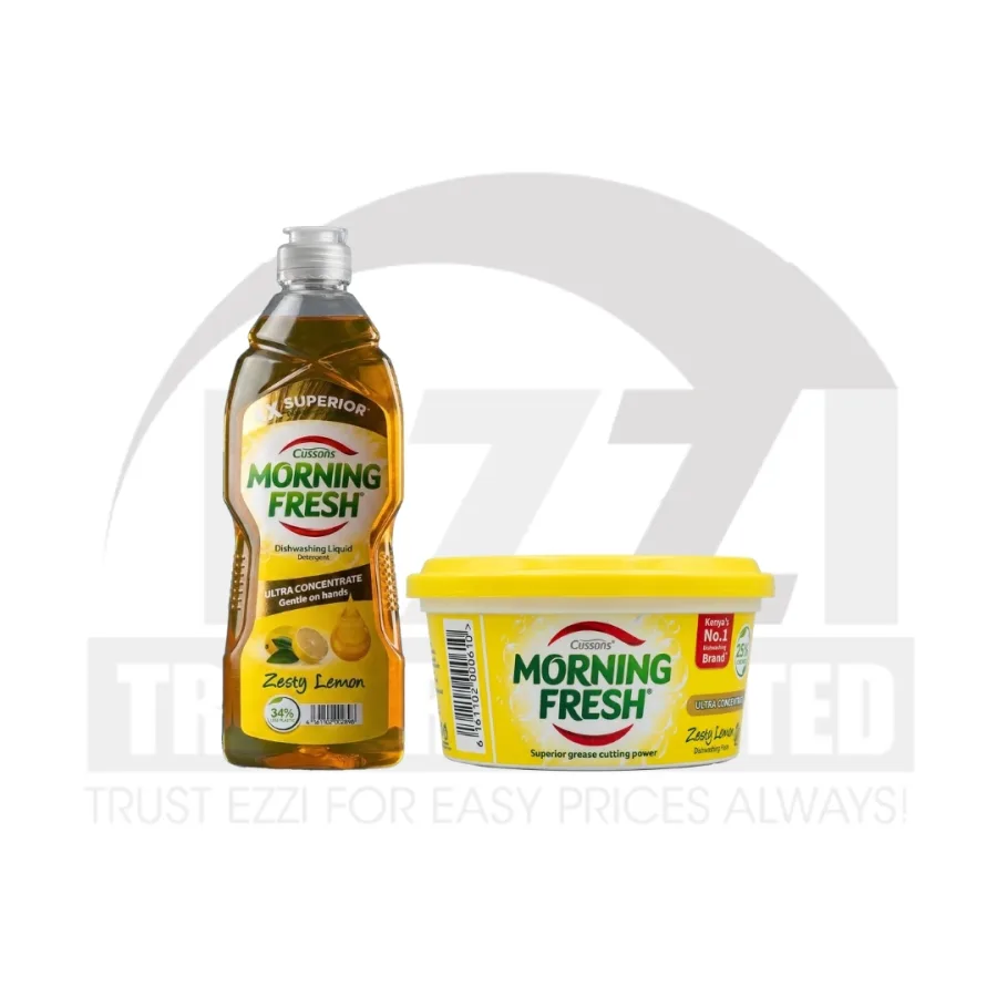 Morning Fresh Lemon Dishwashing Liquid 400ml + Paste 400g